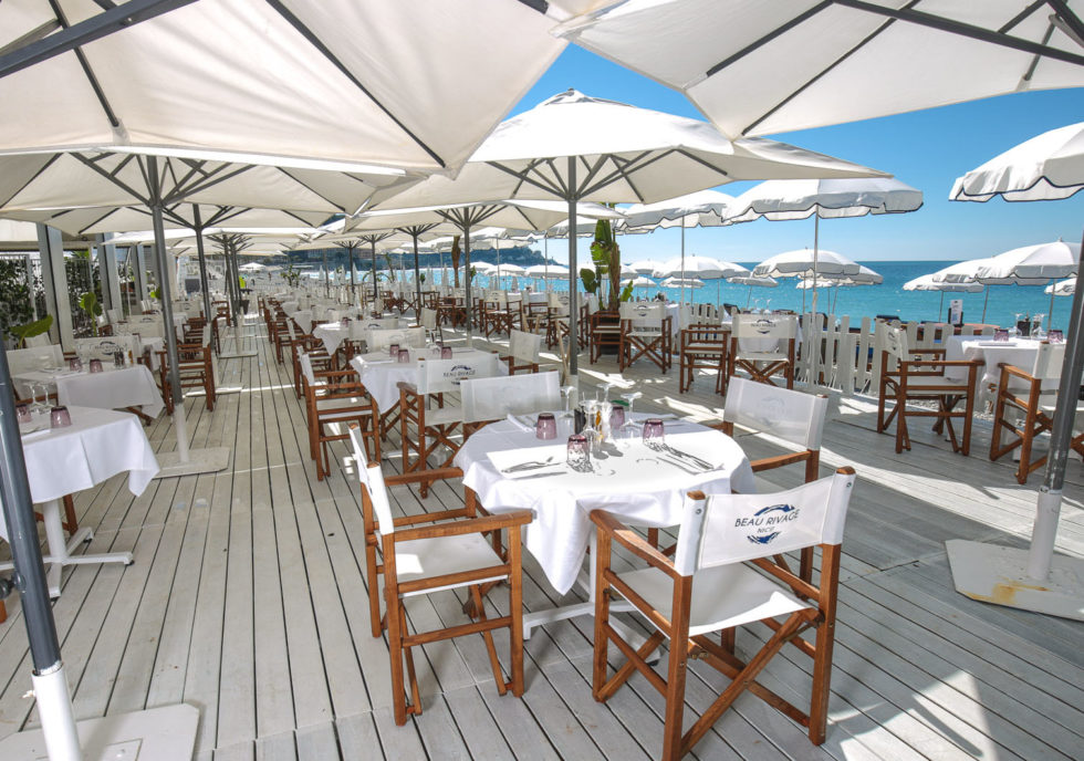 Plage privée Nice Beau Rivage - Restaurant Nice Bord de Mer